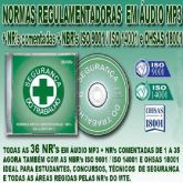 2 DVDs NORMAS REGULAMENTADORAS NR's ÁUDIO MP3 - SEGURANÇA